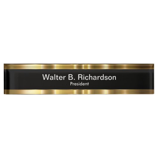 Classy Führungskraft Geschenk iDea Namensplakette (Vorderseite)