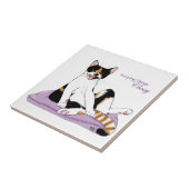 Classy Funny Calico Lila Fliese (Seite)