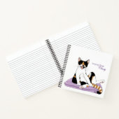 Classy Funny Calico Lila Notizbuch (Innenseite)