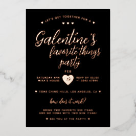 Classy Galentine's Favorite Things Party Folieneinladung