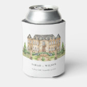 Classy Garden Schloss Schloss Schloss Montebello Dosenkühler (Kanne Rückseite)