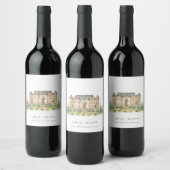 Classy Garden Schloss Schloss Schloss Montebello Weinetikett (Flaschen)