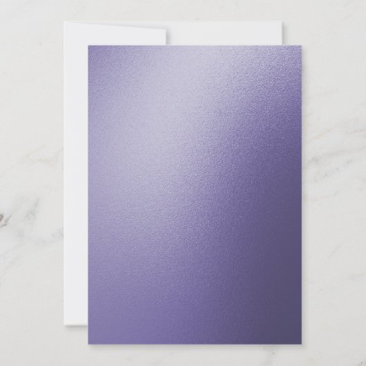 Classy Gems & Bow Blue Christmas Einladung (Rückseite)