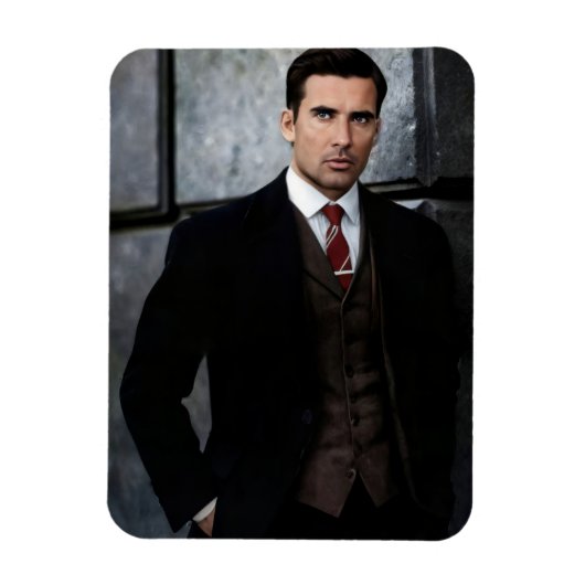 Classy Gentleman flexible photo magnet (Vertikal)