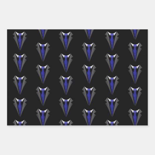 Classy Gentleman Geschenkpapier Set (Vorderseite 2)