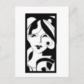 Classy Girl Postkarte (Vorderseite)