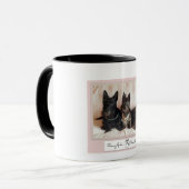 Classy Girls Wear Pearls Tasse (Vorderseite Links)