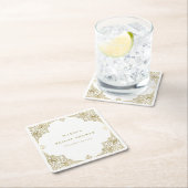 Classy Glam Goldenes Paradies für Kletterhexen: Ve Rechteckiger Pappuntersetzer (Vor Ort)