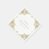 Classy Glam Goldenes Paradies für Kletterhexen: Ve Serviette (Ecke)