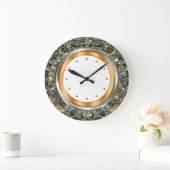 Classy Glitzy Bling Style Wall Große Wanduhr (Zuhause)