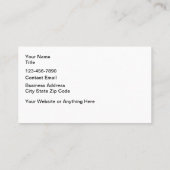 Classy Glitzy Stone Look Pattern Business Cards Visitenkarte (Rückseite)