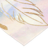 Classy Gold Dreamcatcher Rainbow Wolken Sky Design Mittelgroßer Tischläufer (Ecke)