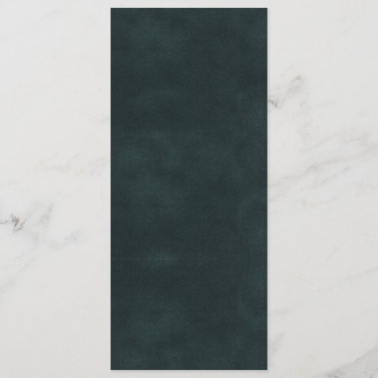 CLASSY GOLD EMERALD GREEN LOTUS FLUSSWEITE MENÜKARTE (Rückseite)