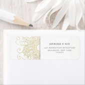 Classy Gold Foil Look Mandala Minimalistisch (Insitu)