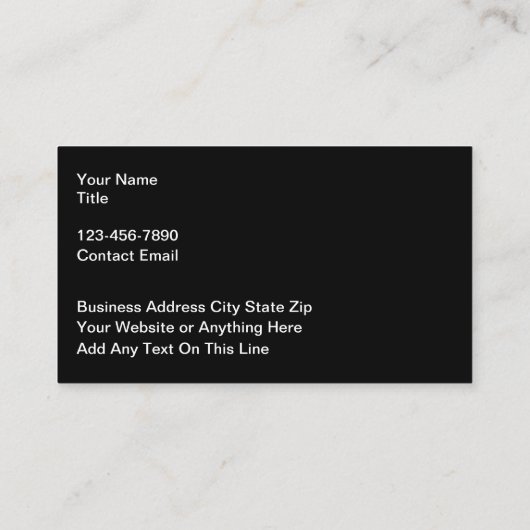 Classy Gold Found Look Visitenkarten Design Visitenkarte (Rückseite)