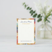 Classy Gold Glitter Marble Jewelry Display Card Visitenkarte (Stehend Vorderseite)