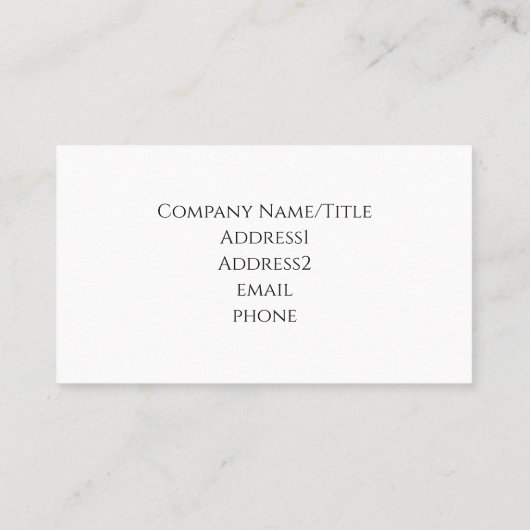 Classy Gold Glitzer Tropfen Script Visitenkarte (Rückseite)