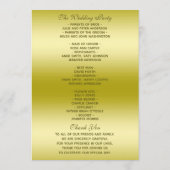 Classy Gold Glitzer & Wedding Rings Program Programm (Rückseite)
