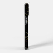 Classy Gold Lines iPhone Hülle (Rechte Seite)