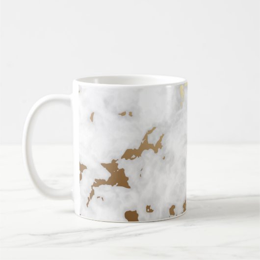 Classy Gold Marmorstein Kaffeetasse (Links)