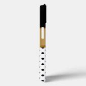 Classy Gold Monogram Case-Mate iPhone Hülle (Rückseite / Rechts)