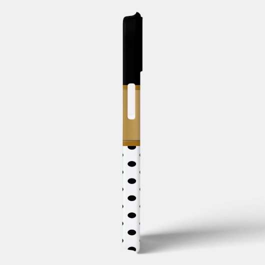 Classy Gold Monogram Case-Mate iPhone Hülle (Rückseite / Rechts)