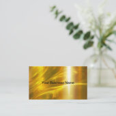 Classy Gold Tone Glossy Business Cards Visitenkarte (Stehend Vorderseite)
