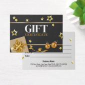 Classy Gold Weihnachtsball Stars Ribbon Geschenkka (Schreibtisch)