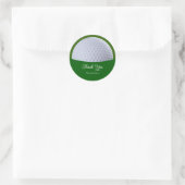 Classy Golf Ball Thema Danke Stickers (Tasche)