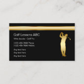 Classy Golf Business Cards Visitenkarte (Vorderseite)