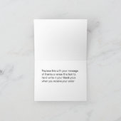 Classy Golf Business Vielen Dank Karten (Innenseite)