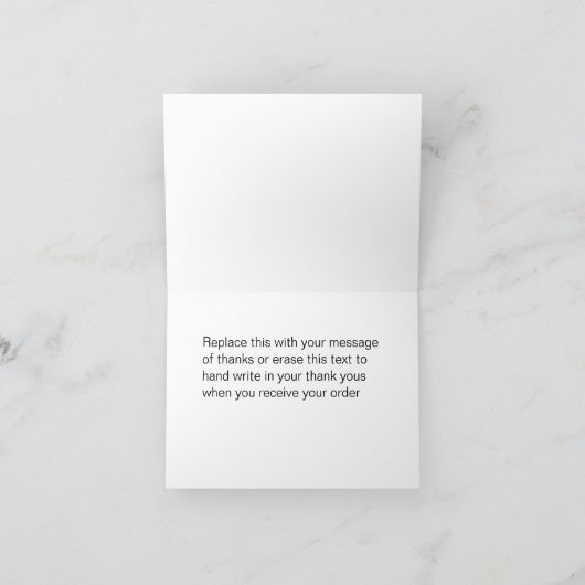 Classy Golf Business Vielen Dank Karten (Innenseite)