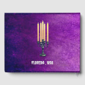 Classy Gothic Wedding Gästebuch (Rückseite)