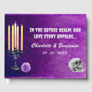 Classy Gothic Wedding Gästebuch