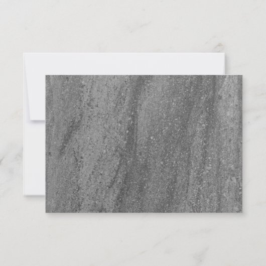 Classy Granite UAWG RSVP Karte (Rückseite)