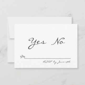 Classy Granite UAWG RSVP Karte