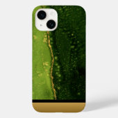 Classy Green Gold Marmor Muster iPhone / Android Case-Mate iPhone Hülle (Rückseite)