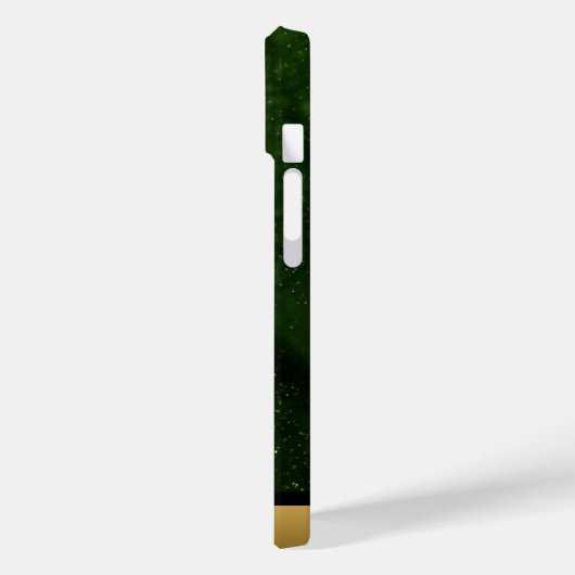 Classy Green Gold Marmor Muster iPhone / Android Case-Mate iPhone Hülle (Rückseite / Links)