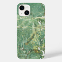 Classy Green White Marble Muster iPhone / Android