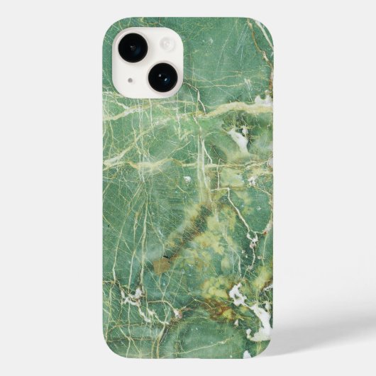 Classy Green White Marble Muster iPhone / Android Case-Mate iPhone Hülle (Rückseite)
