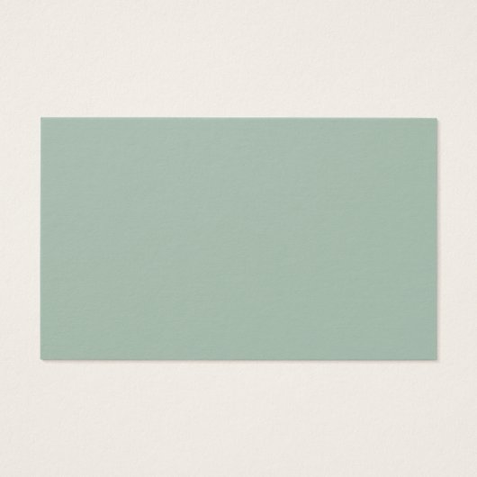 Classy Greenery Baby Name Suggestions Card (Rückseite)