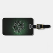 Classy Grund Irish Glücksspiel Kleeblatt personali Gepäckanhänger (Vorderseite horizontal)