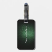 Classy Grund Irish Glücksspiel Kleeblatt personali Gepäckanhänger (Rückseite vertikal)