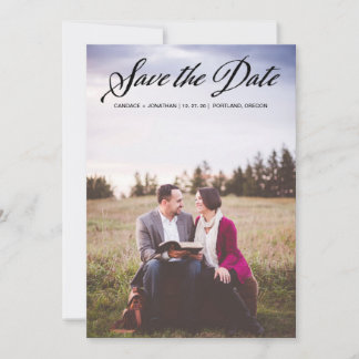 Classy Handwriting-Foto Save the Date