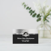 Classy Handyman Business Cards Visitenkarte (Stehend Vorderseite)