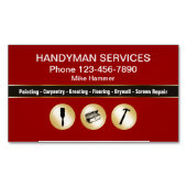 Classy Handyman Business Magnete (Vorderseite)