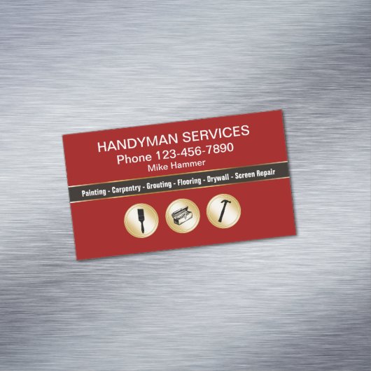 Classy Handyman Business Magnete (Beispiel)