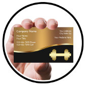 Classy Health Fitness Club Business Cards Visitenkarte