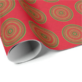 Classy Holiday Dots Muster Geschenkpapier (Rolleneckpunkt)