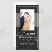 Classy Holiday Foto Cards (4x8) Feiertagskarte (Vorne/Hinten)